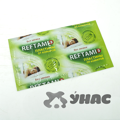 Антикомариные пластины 10 шт без запаха Рефтамид 2194