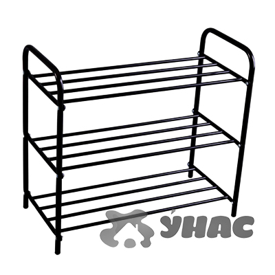 Подставка для обуви Альфа 23 (3-х полочная 60 см ПДОа23Ч)