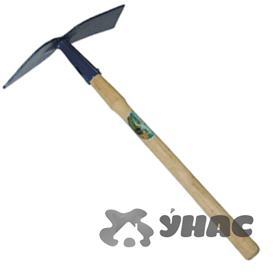 Мотыжка 010910 МК-2-1 м (лепесток+прямая часть) деревянной ручкой Инструм-Агро