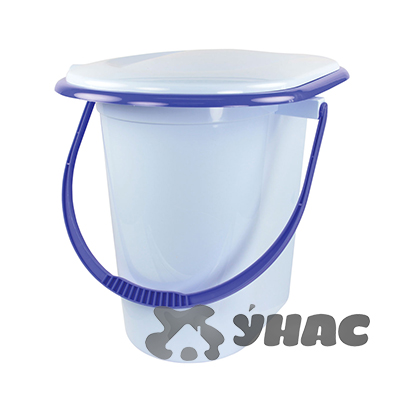 Ведро туалет 18 л.голубой БШ1316  (10)