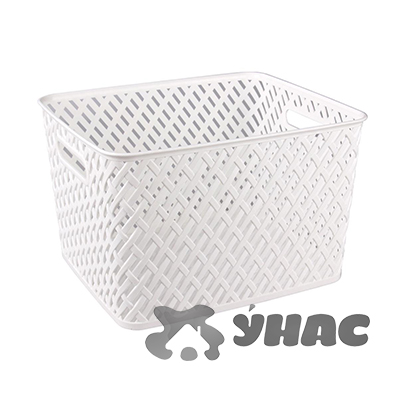 Корзина "Плетенка" 350х290х225 бел БШ3488 (8)