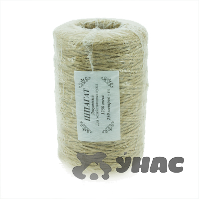 Шпагат джутовый 250м 1250текс х25