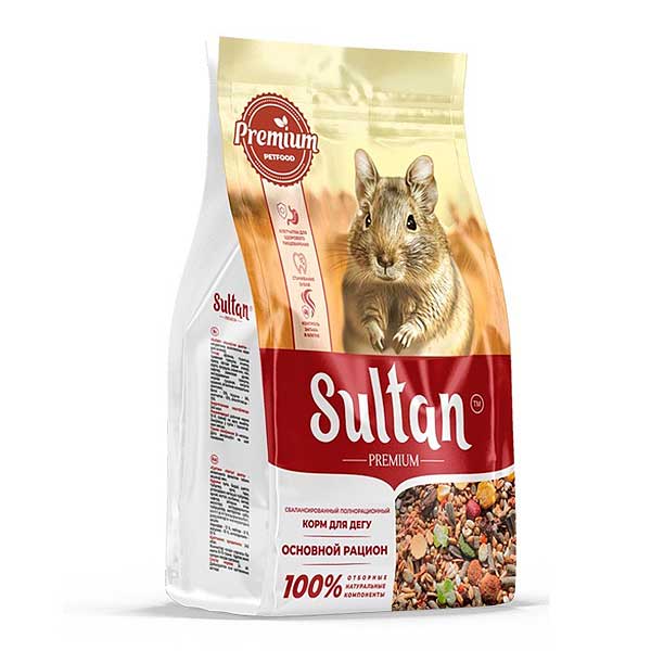 Корм для дегу Султан 400г Основной рацион 6230 х18