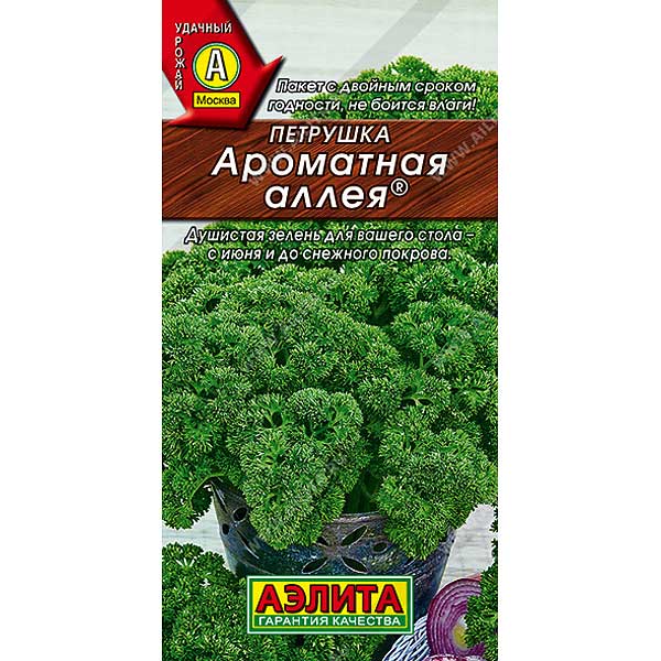 Петрушка кудрявая Ароматная аллея Аэлита Ц