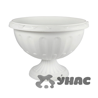 Горшок ДЖУЛИЯ 8л на ножке БЕЛ БШ1389 (15)