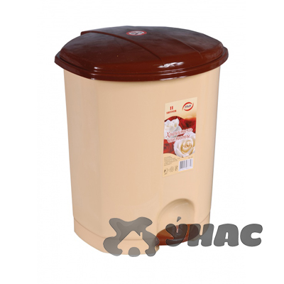 Контейнер для мусора с педалью 11л Эльфпласт 031 (4)