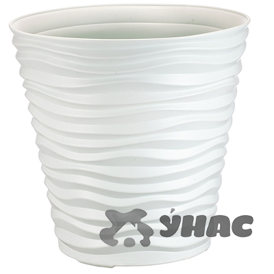 Кашпо ДЮНА  460*450 50л белый М3403 (3) 