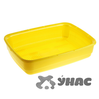 Лоток большой (для животных) Стандарт 420*310*100мм с сеткой (20)