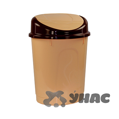 Контейнер для мусора 8л. овальный БЕЖ БШ1550 (5)