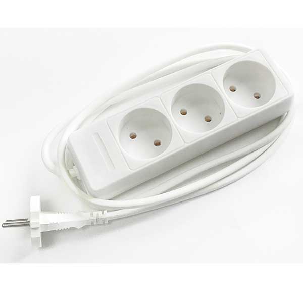 Удлинитель СТАНДАРТ 3 гнезда 10 метров ПВС 2*0,75 без заземления х20