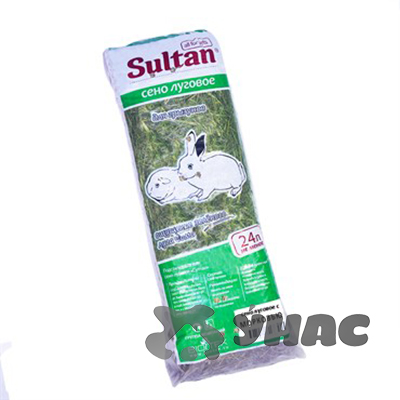 Султан (Sultan) Сено луговое для грызунов 24 л с морковью 2638 х4
