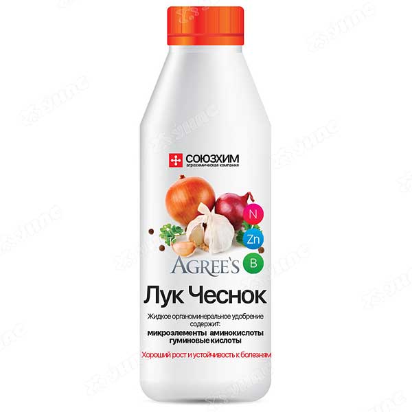 Удобрение жидкое 0,5л. (лук, чеснок) Agrees х16 
