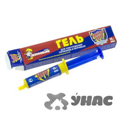 Домовой гель "Тройной удар" 15 гр