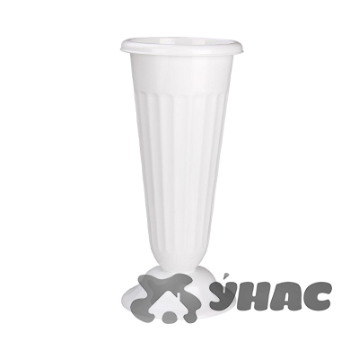 Ваза для цветов под срезку (d-210, h-440) белый БШ5352 