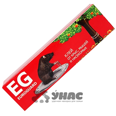 Клей от грызунов EUROGARD 135гр  х50