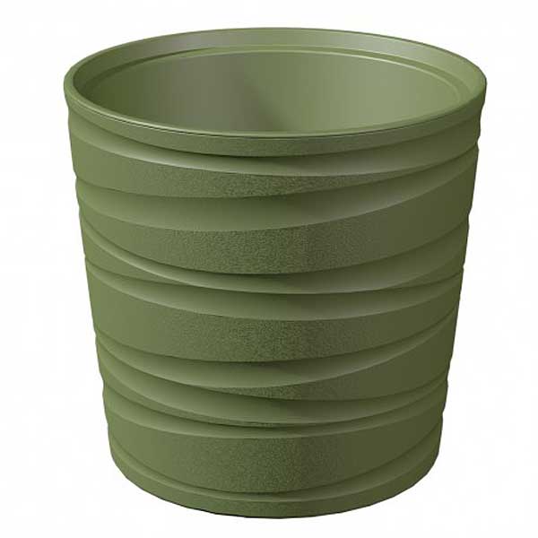Кашпо Модерн Мини 8л Оливковый с вклад КШ-9541 (8) 