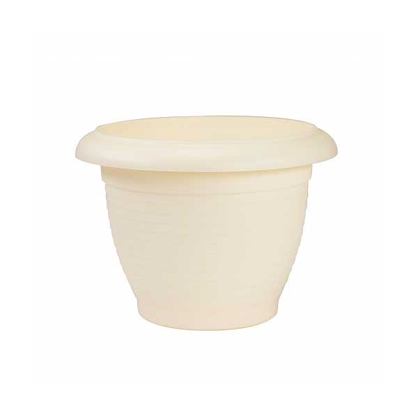 Кашпо Терра 9,3 л Крем без поддона Сантино 