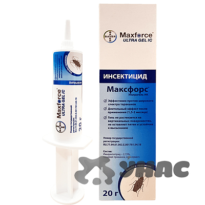 Максфорс Ультрагель 20гр. (от тараканов) х24
