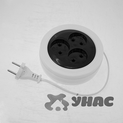 Удлинитель Р16-008 рулетка 3 роз. 3м х50