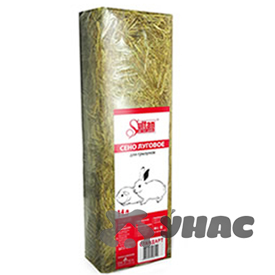 Султан (Sultan) Сено луговое для грызунов 24 л Подстилка для клеток Стандарт 1303 х4