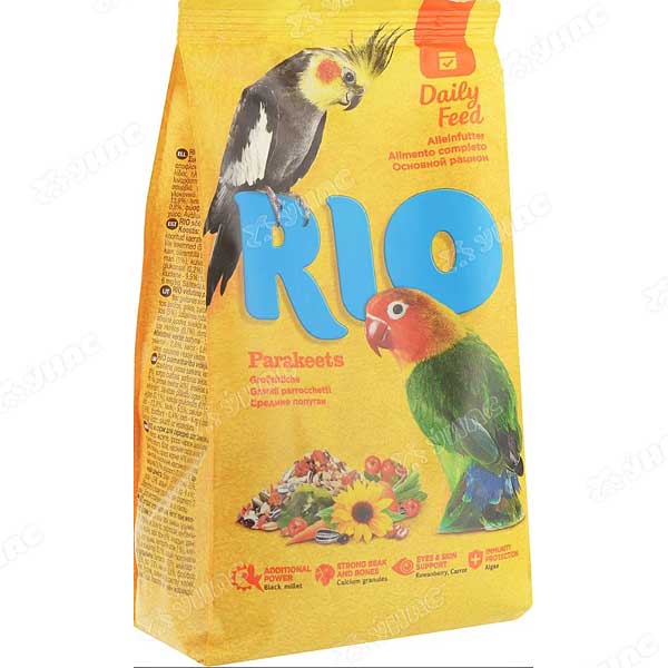 РИО 500г Корм для средних попугаев ОСНОВНОЙ РАЦИОН х10