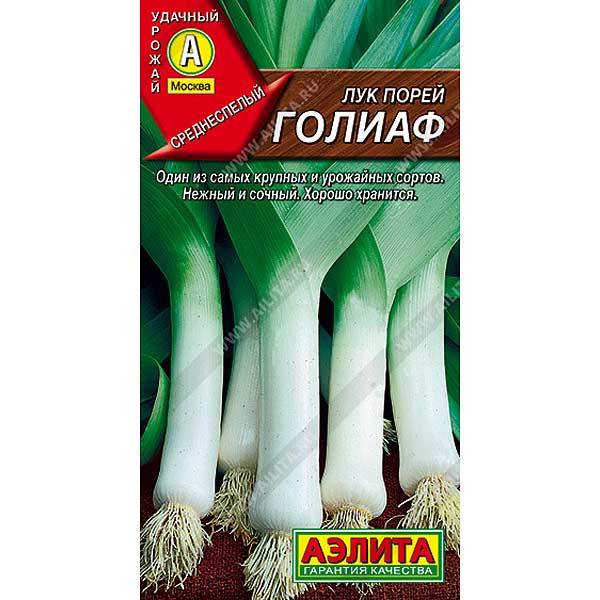 Лук порей Голиаф Аэлита Ц