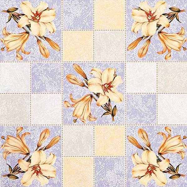 Клеенка 140*20 ДЕКОРАМА 118С (лилия)ТУРЦИЯ