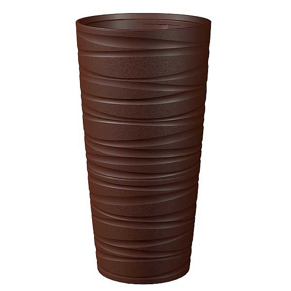 Кашпо Модерн Максимум 15л Тёмн-Коричневый с вклад КШ-9527 