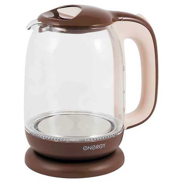 Электрический чайник ENERGY E-281 1,7 л стекло, пластик