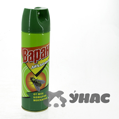 Дихлофос СИБИАР Варан 440мл (унив.от мух) 3241-21 (03.04.041.21)(03.04.141.21)(03.04.241.21)  х12