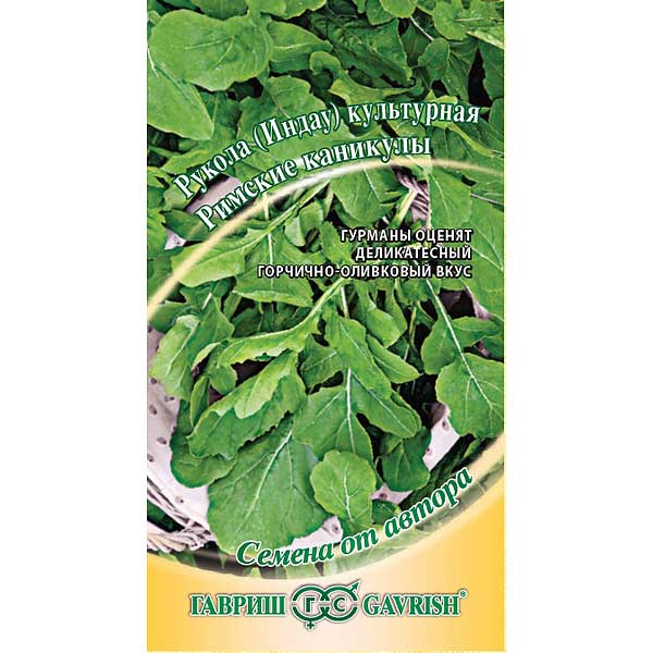 Рукола (Индау) культур. Римские каникулы Гавриш Ц