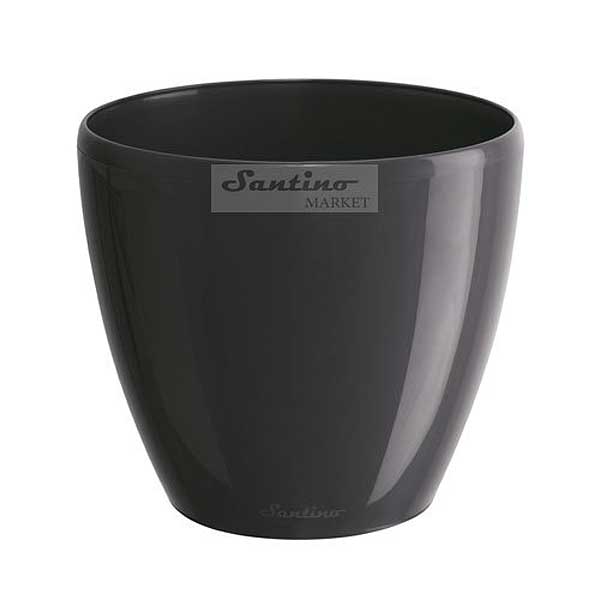 Кашпо ДЕКО ТВИН 4 л Антрацит Сантино х20 