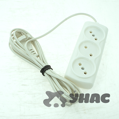 Удлинитель  Р16-010  3 роз. 3м 0,5ШВВП    х50