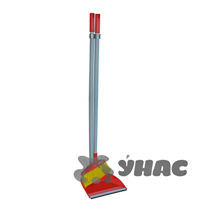 Щетка "Дуэт" веник с совком  Эльфпласт 345 (24)