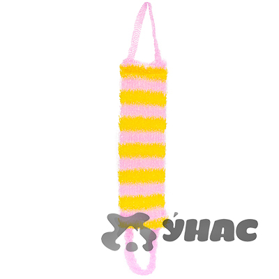 Мочалка "МАХРОВАЯ ШИРОКАЯ ПОЛОСА"12*40см х50 