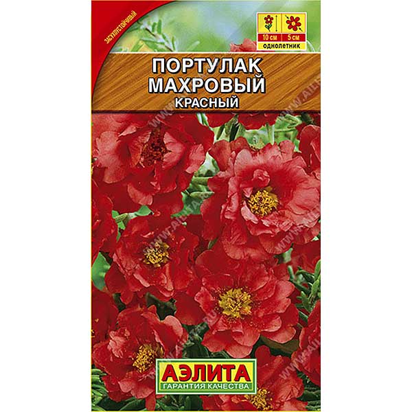 Портулак Махровый красный Аэлита Ц 