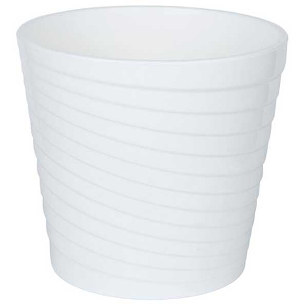 Горшок "ЭЙС" 5л Белый ЭС21-10 Ливингрин (6) 