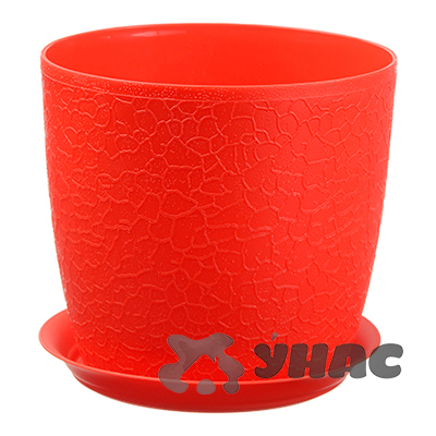 Кашпо ВЕРОНА 180мм 3л с подст КРАСНЫЙ М3097(16) 