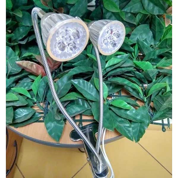 Фитосветильник Фотосинтез-5(2кр+2син+1бел)(Е27) (прищепка 2:2:1)