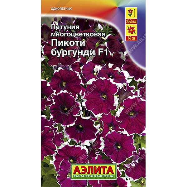 Петуния Пикоти бургунди Аэлита Ц 