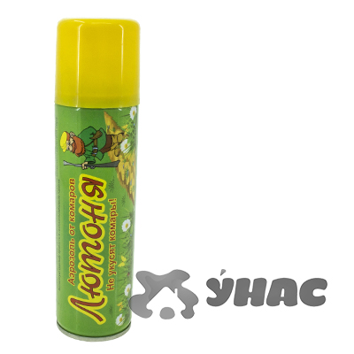 Аэрозоль от комаров 150 мл/210 см кубических Лютоня Ваше Хозяйство