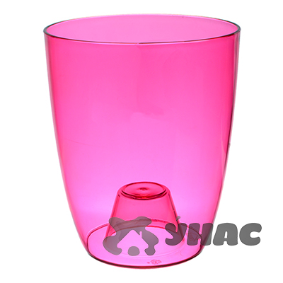 Кашпо Орхидея D160 мм 2л розовый прозрачный М3149 