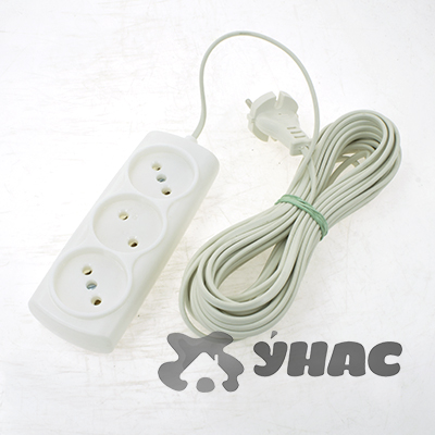 Удлинитель  Р16-010  3 роз. 10м  0,5ШВВП    х40