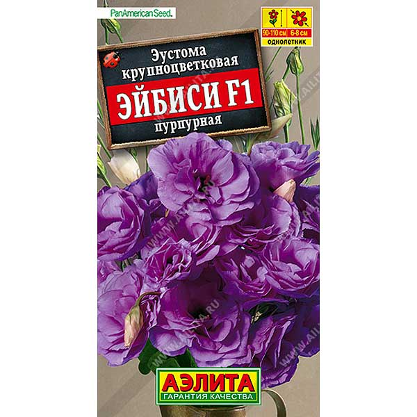 Эустома Эйбиси пурпурная Аэлита Ц 