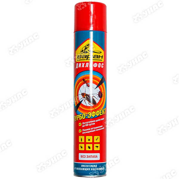 Дихлофос СИБИАР Варан 345мл УЛЬТРА от ползающих  03.06.002.17 х12