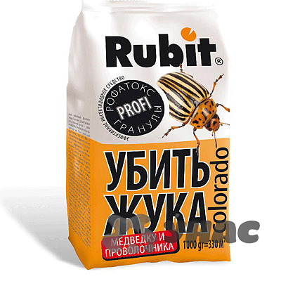 РУБИТ РОФАТОКС гранулы от колорад. жука, медведки, проволочника 0,5кг х20