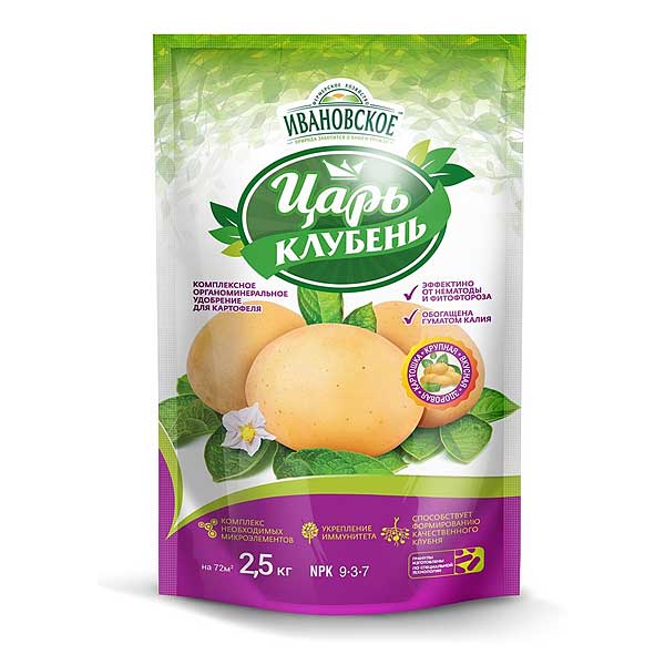 Царь-Клубень для картофеля 2,5 кг Ивановское 
