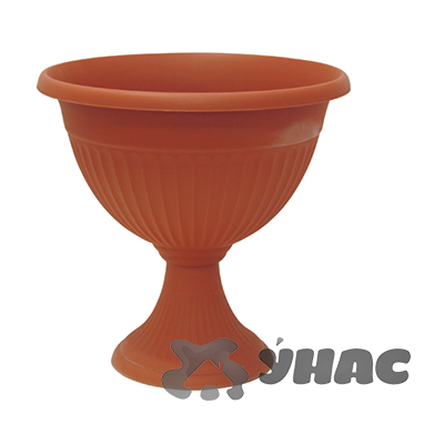 Кашпо-вазон ЛИВИЯ 370мм 12л Низкий КОР М3207 (5)