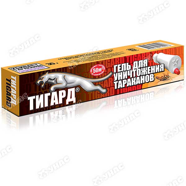 ТИГАРД гель-шприц 30гр. от тараканов к/48шт
