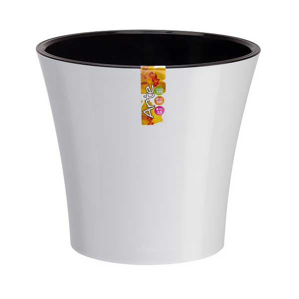 Кашпо АРТЕ 2 л Бел Черный Сантино х30 